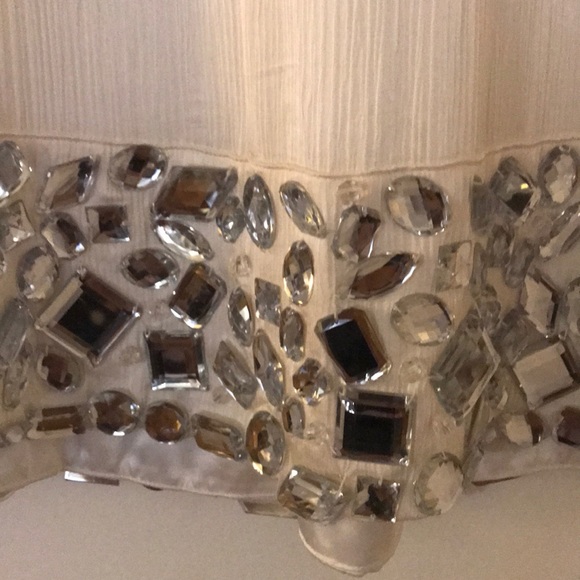 Betsey Johnson White Silk Dress - Picture 3 of 5